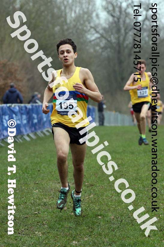 Mens under-20s Inter Counties Cross Country, Prestwold Hall, Loughborough. Photo: David T. Hewitson/Sports for All Pics